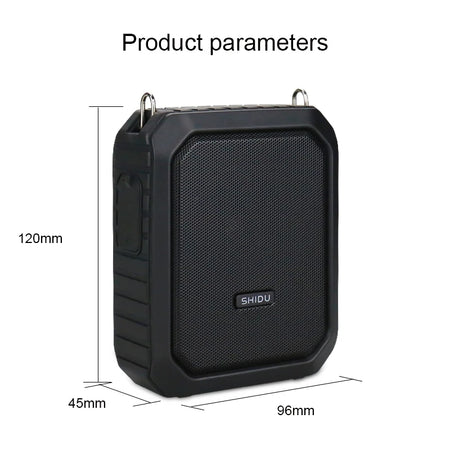 SHIDU M800 - 18W Portable Bluetooth Voice Amplifier