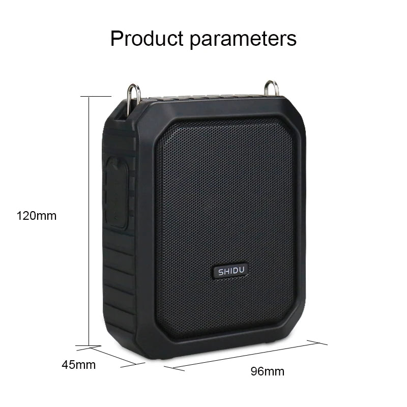 SHIDU M800 - 18W Portable Bluetooth Voice Amplifier