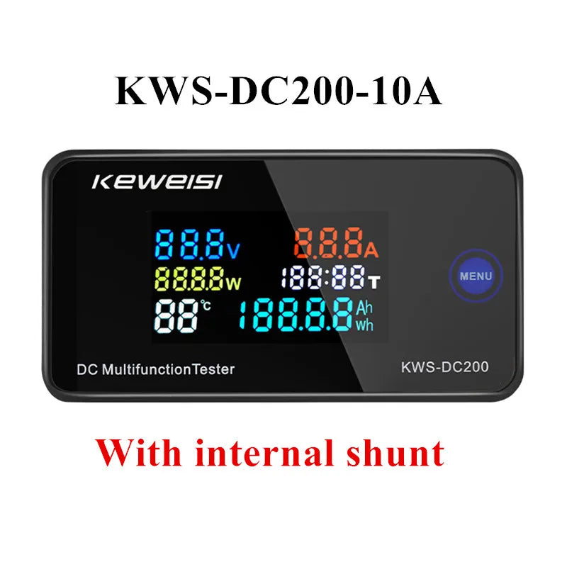 KWS-DC-200 Digital Voltmeter Ammeter 0-200V &ndash; Reset Function DC200-10A