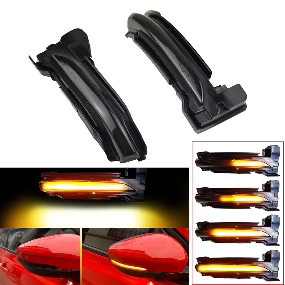Miroirs de clignotant LED dynamique pour Ford Focus MK4