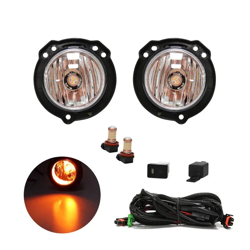 For Toyota Avanza 2012 2013 2014 2015 2016 LED Fog Lamp DRL Light Daytime Running Bumper Driving Waterproof Switch Relay Wires by InterCyprus Trading Ltd