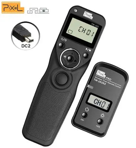 Pixel TW-283 Wireless Timer Remote Control Shutter Release for Canon, Nikon, Sony - Versatile and Reliable DC2
