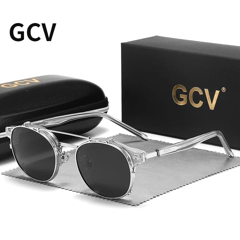 GCV Double Layer Removable Lens Sunglasses &ndash; Polarized Transparent / CHINA / other