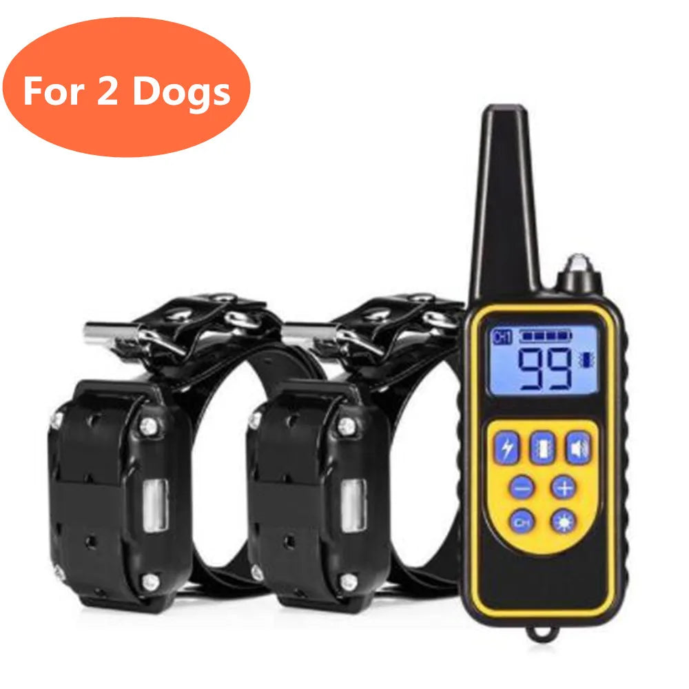 800m Digital Dog Training Collar &ndash; Waterproof LCD Display