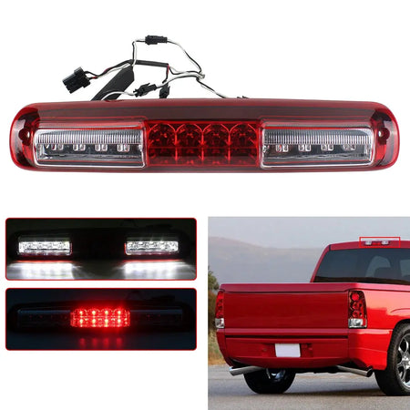 for Chevy Silverado 1999-2006 GMC Sierra 3RD LED Tail Brake Cargo Light Led 3rd Third Brake Rear Roof Stop Light Bar by InterCyprus Trading Ltd
