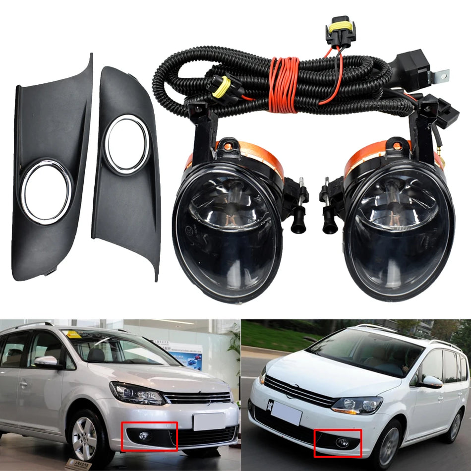 Meglenke ABS pokrovi sprednjega okvirja za Volkswagen Touran MK2