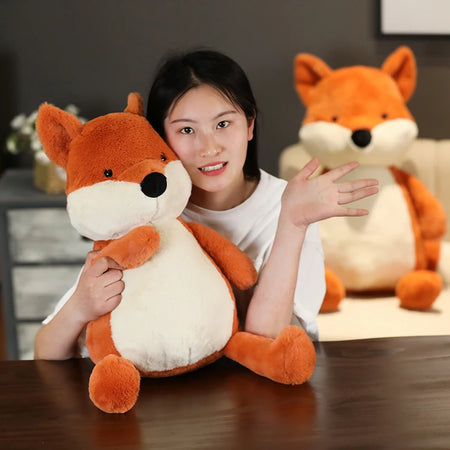 Kawaii Fox Plush Toy - Cute Stuffed Animal for Kids