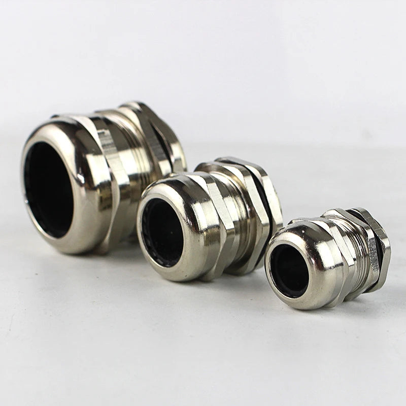 Nickel Plated Brass Cable Connector Gland &ndash; Waterproof IP68