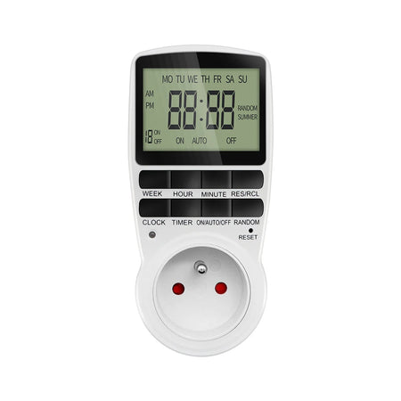 Electronic Timer Switch &ndash; Programmable Timing Socket FR plug