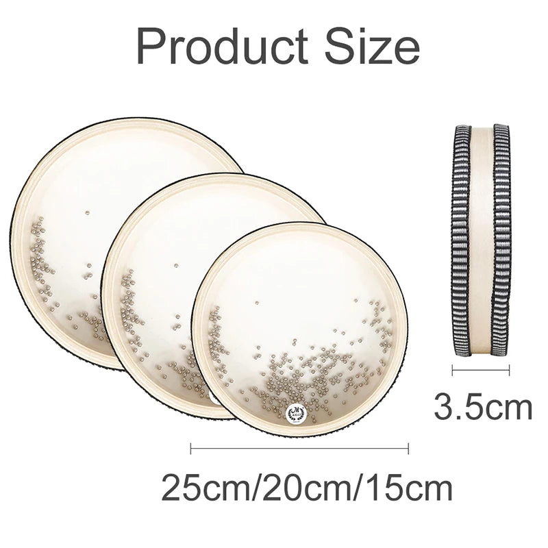 Ocean Wave Bead Hand Drum &ndash; Educational Wooden Instrument