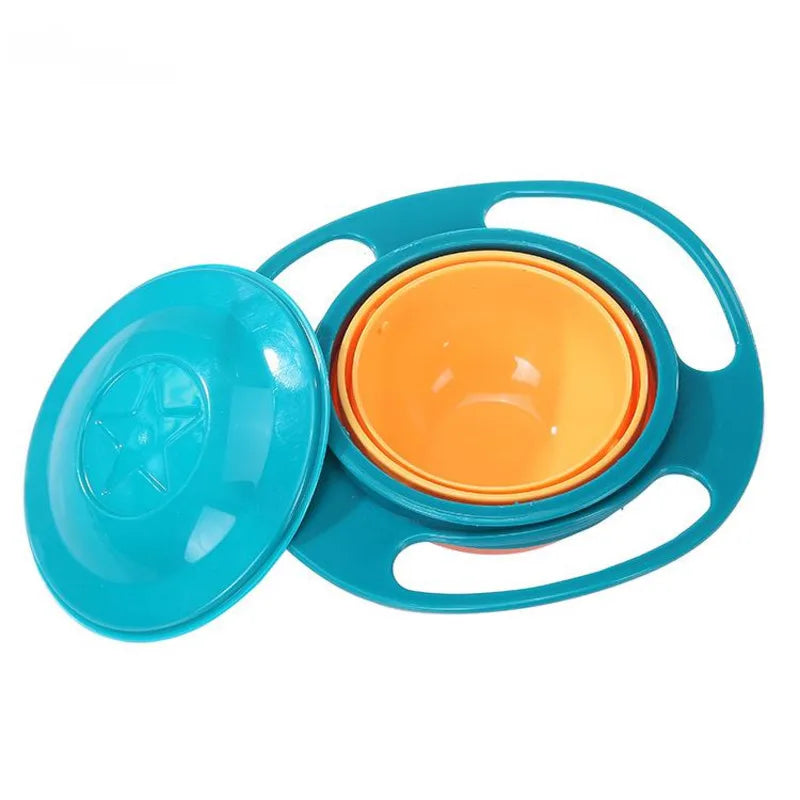 Kids 360&deg; Gyro Bowl &ndash; Spill-Proof Feeding Dish for Active Little Eaters