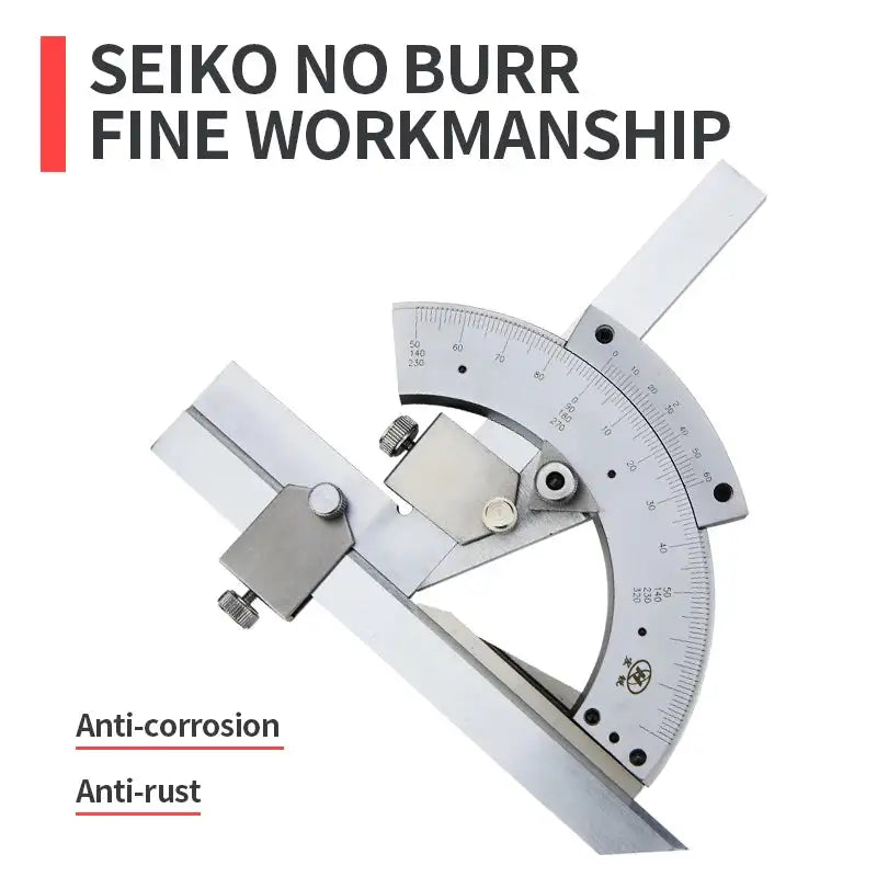 Universal Angle Ruler 320 Degrees Carbon Steel Protractor