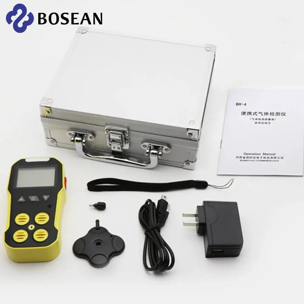 Bosean 4 In 1 Multi Gas Detector O2 H2S CO LEL Meter