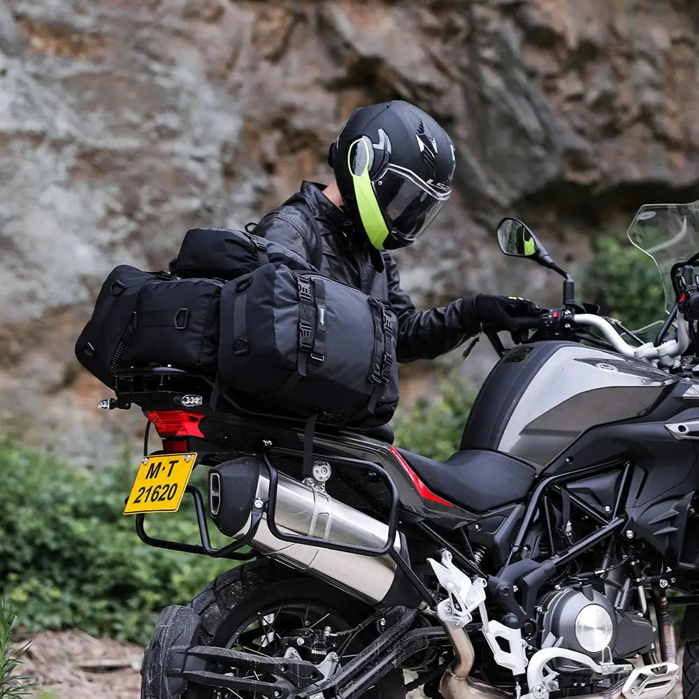 Rhinowalk Motorcycle Bag 10L/20L/30L Waterproof Inner Bag Saddle Bag Luggage Tail Bag Multi-function Outdoor Cycling Backpack by InterCyprus Trading Ltd