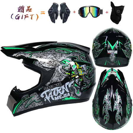 Orz Kids Motocross Helmet - Durable ABS Off-Road Safety