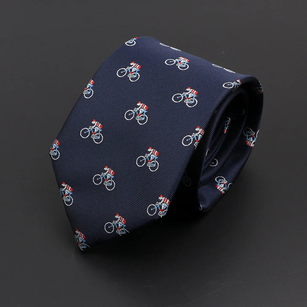 Men's Jacquard Skinny Tie for Weddings and Business 12