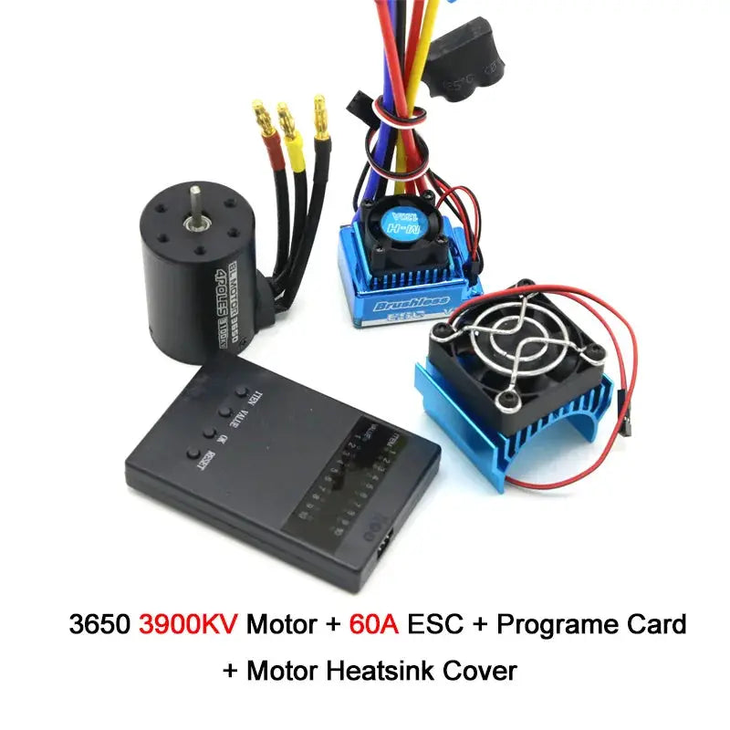 RC Motor 3650 3100KV / 3900KV / 4300KV / 5200KV Brushless Motor & 45A 60A 80A 120A ESC Combo Set for 1:10 RC Car RC Boat Part by InterCyprus Trading Ltd