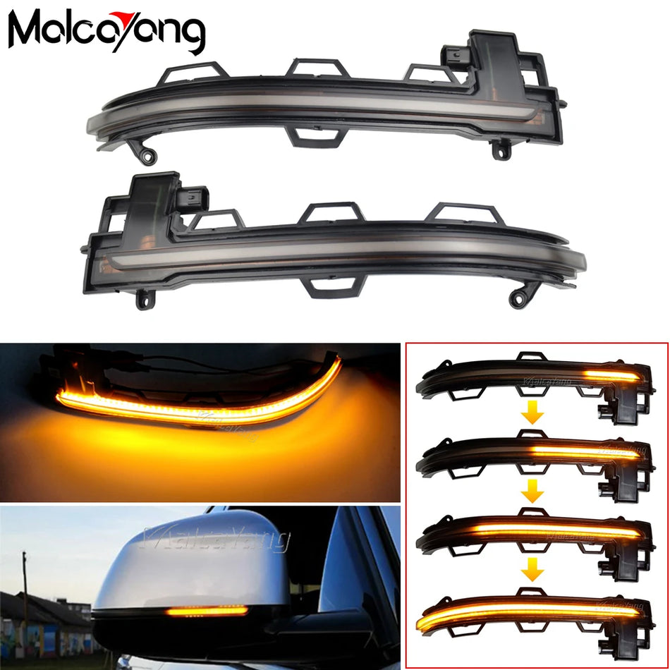 Luces de señal de giro LED secuenciales para BMW X3 X4 X5 X6 X7