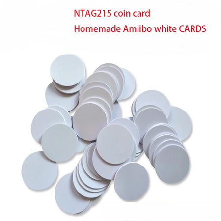 NTAG215 NFC Tags Coin Card 50Pcs &ndash; Ultralight RFID Tag