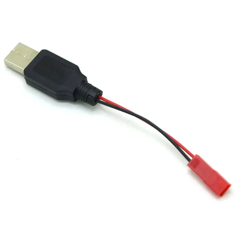 RC USB Charging 3.7V Lithium Battery Charger Cable USB to JST/SM/Futaba Plug for 3Rc Drone Quadcopter by InterCyprus Trading Ltd