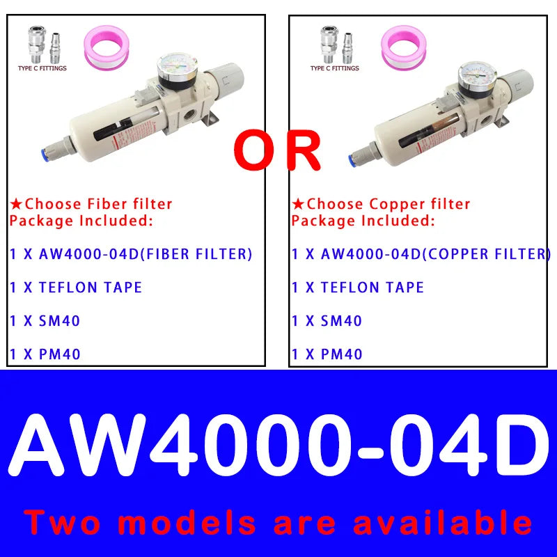 AW2000-02 AW3000-03 AW4000-04 Compressor Air Filter Controller Oil ...