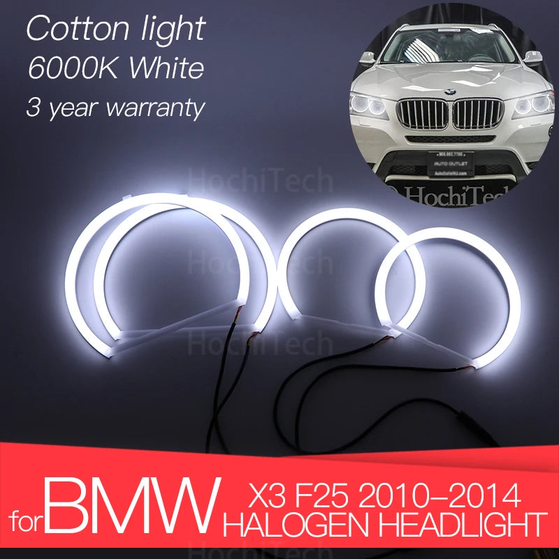 Scheinwerferkit mit LED-Angel Eyes für BMW X3 F25 2010-2014