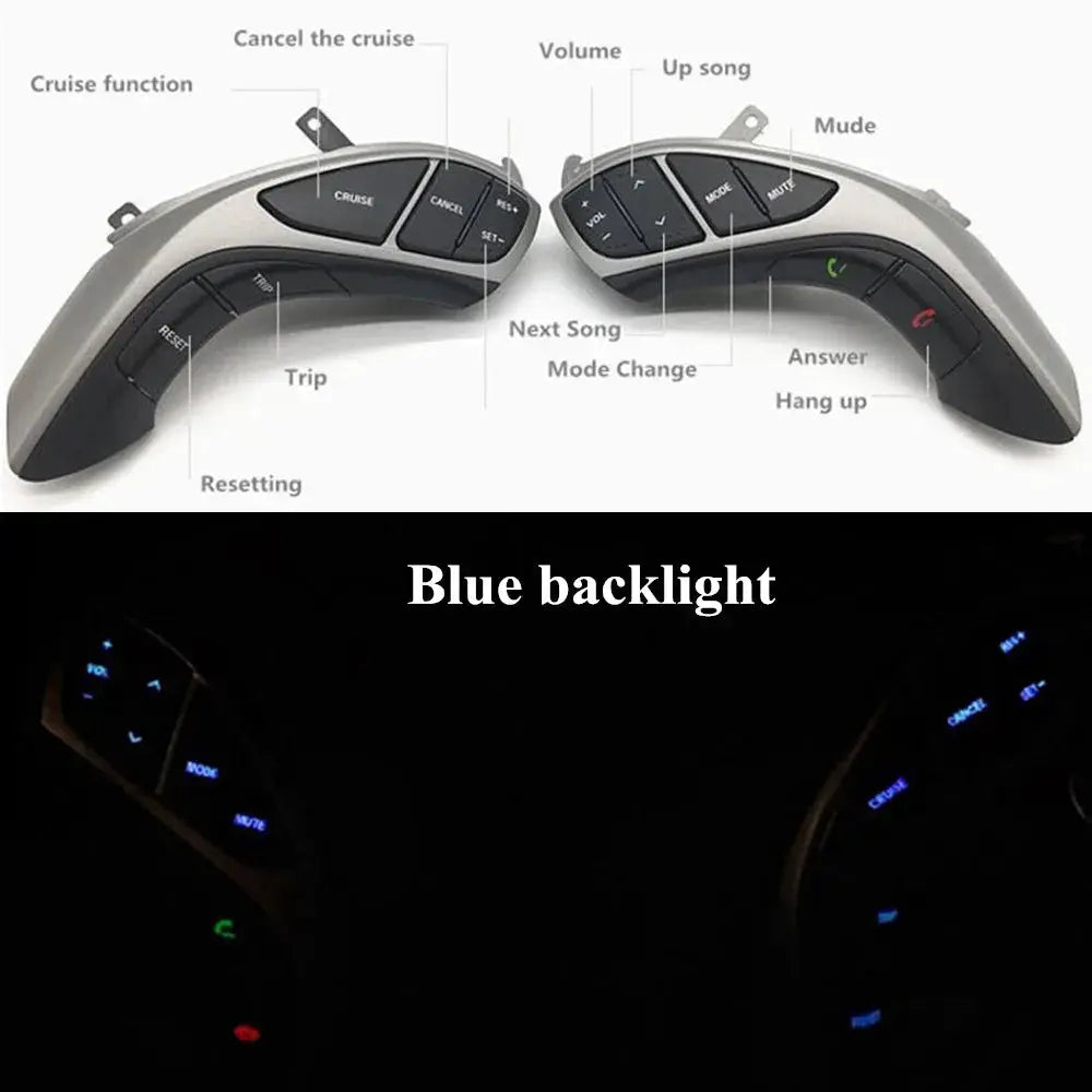 Steering Wheel Bluetooth Audio And Cruise Control Switch Button For Hyundai I30 Elantra 2012-2015 by InterCyprus Trading Ltd