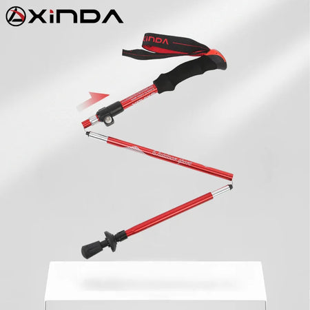 XINDA XD-PJ13 Folding Trekking Poles &ndash; Ultralight Quick Lock