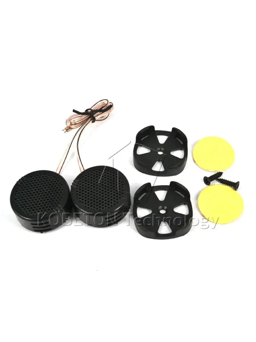 2Pcs Car Mini Dome Tweeters High Efficiency 4 Ohm Loudspeakers by InterCyprus Trading Ltd