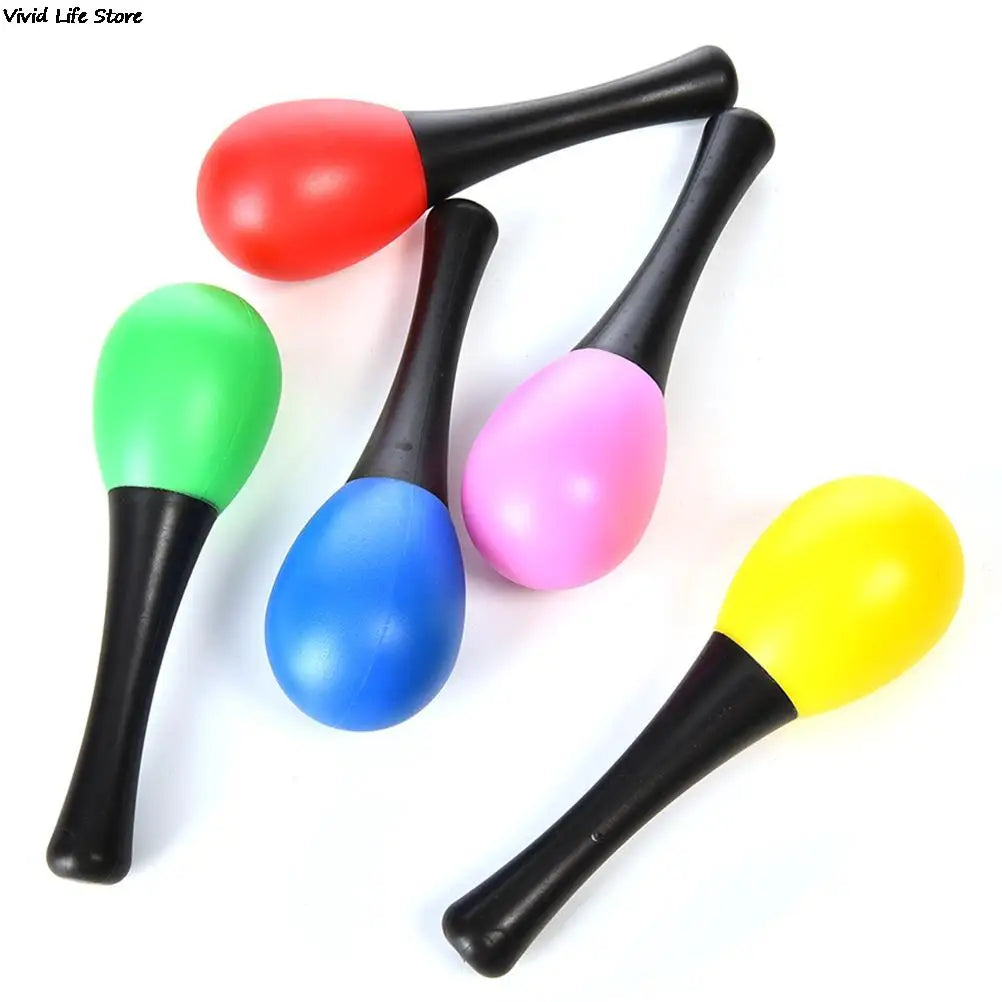 Plastic Sand Hammer Maraca Rattle Shaker &ndash; Fun Music Toy