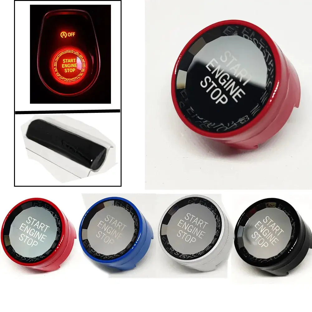 Engine Start Stop Button Sticker Crystal ABS for BMW F20 F30 F10 by InterCyprus Trading Ltd