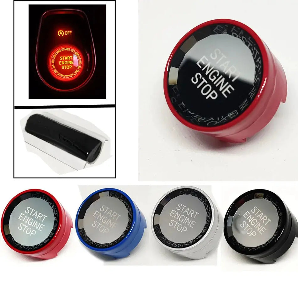 Engine Start Stop Button Sticker Crystal ABS for BMW F20 F30 F10 by InterCyprus Trading Ltd