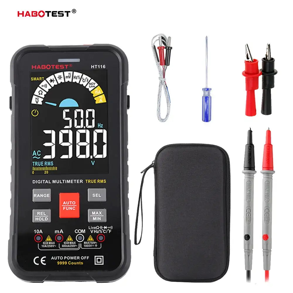 600V Smart Digital Multimeter NCV 6000 Counts Diode Test HT116 PRO / CHINA