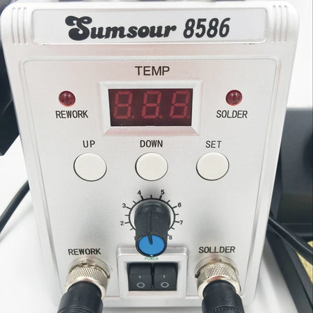 Soldering Station 8586 - 2 In 1 Digital Display Hot Air