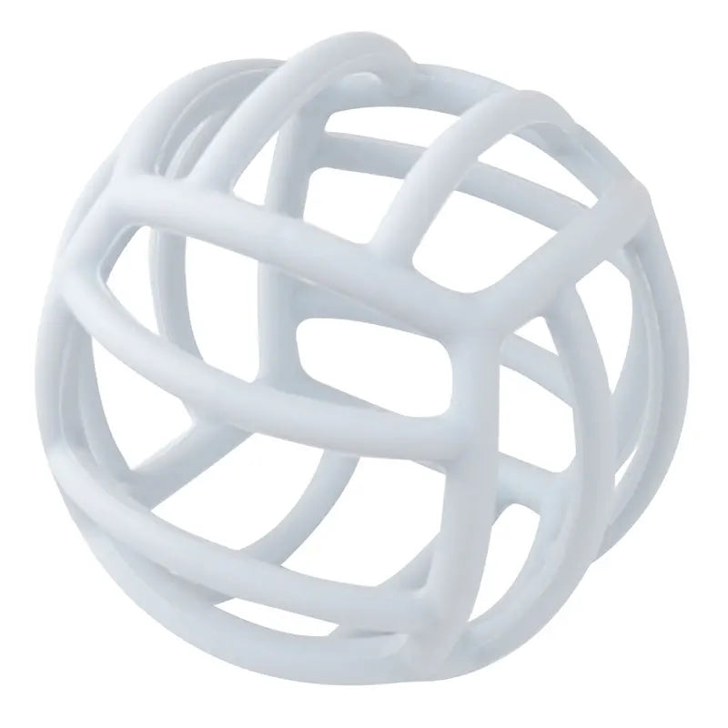 BPA Free Soft Silicone Teething Ball Toy for Infants 006-grey blue