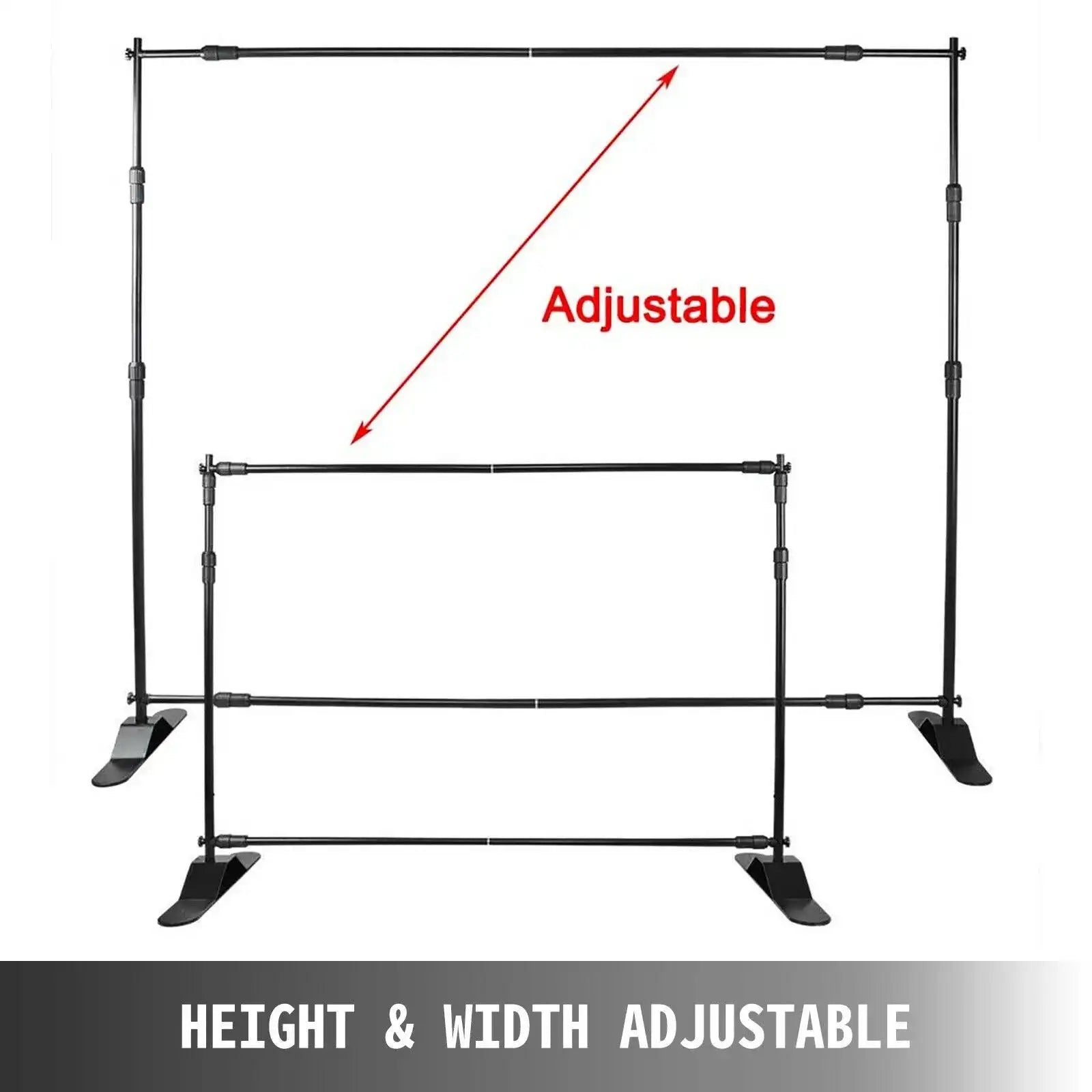 3x2.4M Telescopic Backdrop Stand For Photocalls
