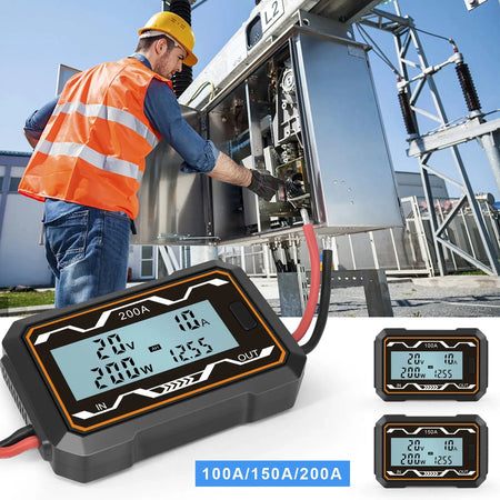 New RC Watt Meter 100A 150A 200A RC High Precision Current Power Analyzer & Watt Meter W/ Backlight LCD For Rc Drone Rc Model by InterCyprus Trading Ltd