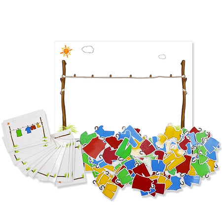 BOS10300 Montessori Math Toy Color Shape Puzzle &ndash; Learning