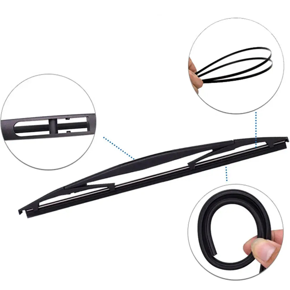 Misima 14" Windshield Windscreen Wiper Blade Arm Set Kit For Honda Fit Jazz Rear Window 2008 2007 2006 2005 2004 2003 2002 2001 by InterCyprus Trading Ltd