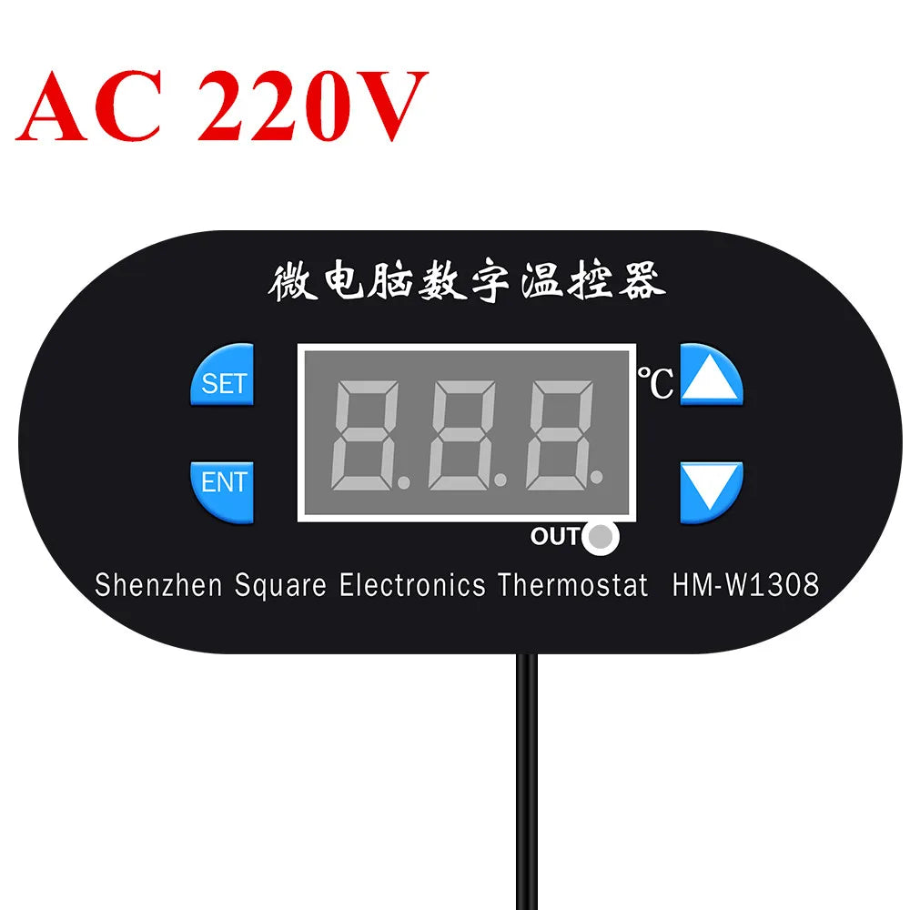 W1308 Digital Temperature Controller &ndash; Dual Voltage W1308 AC 220V