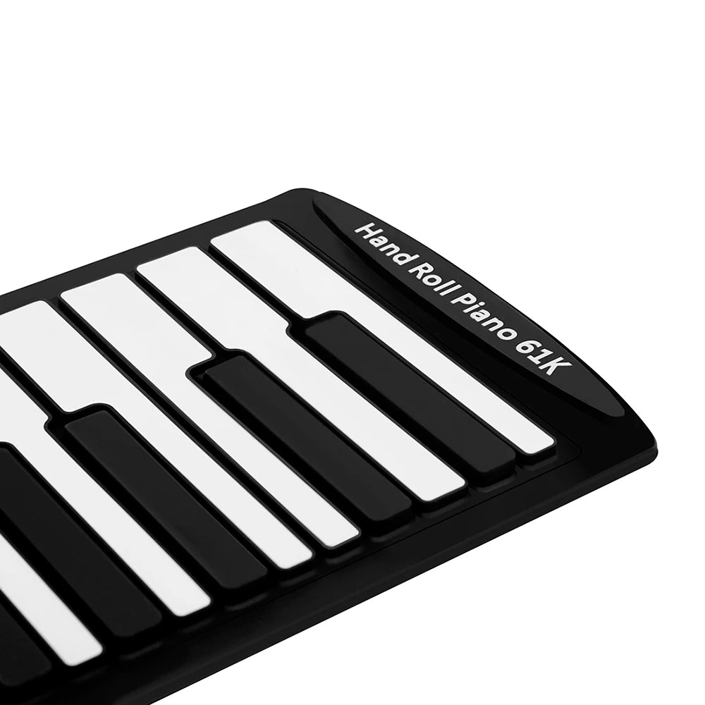 61 Keys Mini Roll Up Piano &ndash; Portable Silicone Keyboard