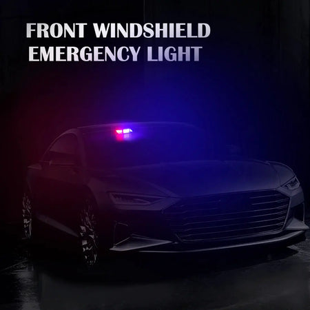 16 LED Strobe Signal Emergency Windshield Warning Beacon Lights Red Blue Yellow Amber White Green Auto Car Accessories by InterCyprus Trading Ltd