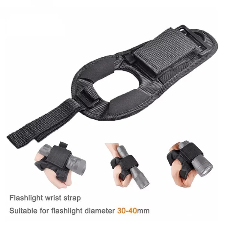 2020 Underwater Scuba Diving LED Torch Holder Wrist Strap a