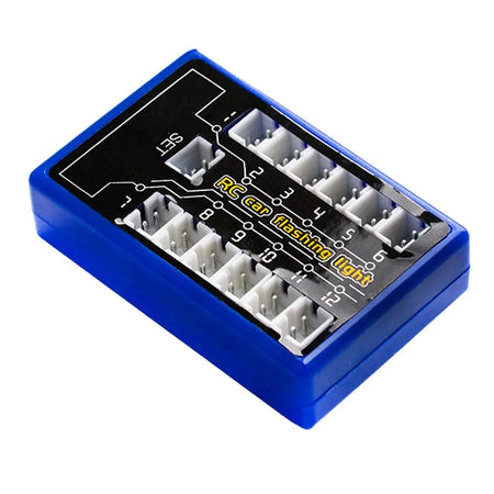 12 Leds Car LED Lamps Light Strobe Lights Kit for 1/10 1/8 HSP TAMIYA CC01 D90 SCX10 RC Car Model by InterCyprus Trading Ltd