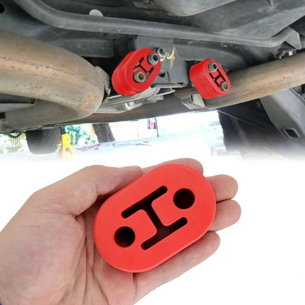 2pcs Universal Car Heavy Duty Rubber Exhaust Muffler Tail Pipe Mounting Holder Brackets Hanger Insulator Replacement by InterCyprus Trading Ltd