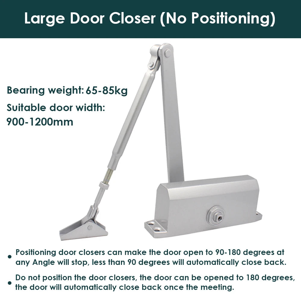 HBM/L Hydraulic Door Closer &ndash; Adjustable Closing Speed L size
