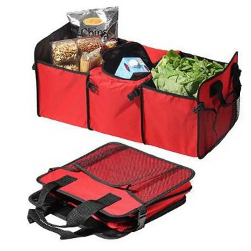 NarzrIe Universal Car Trunk Organizer - Soft Felt Multi-Pocket Storage Box