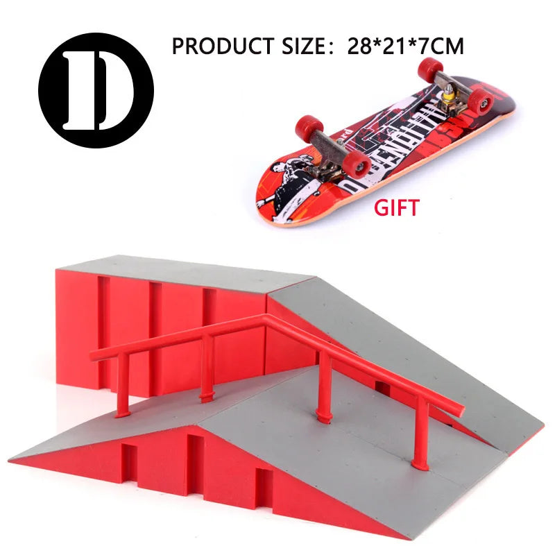 Finger Skateboard Ramp Set &ndash; Fun Training Toy for Kids D