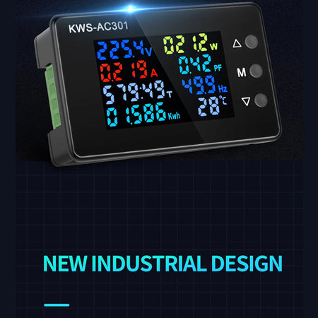 KWS-AC301 &ndash; 8 In 1 Digital Power Meter For 50-300V Range