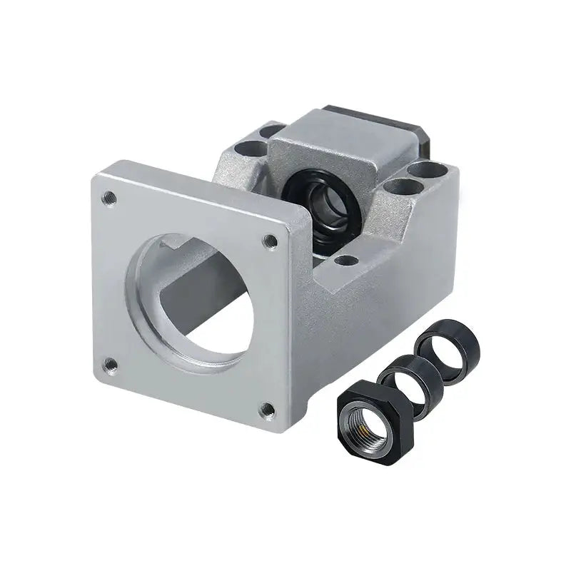 Aluminum HM12-57/60-V HM15 Stepping Servo Motor Seat Screw Support Bearing Fixed Integrated Bracket for NEMA23 NEMA 24 Engine by InterCyprus Trading Ltd